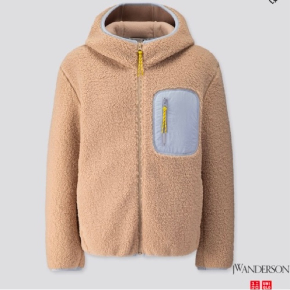 J.W Anderson x Uniqlo Hooded Fleece Jacket